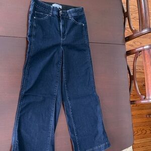 Wit & Wisdom Navy Wide Leg Jeans